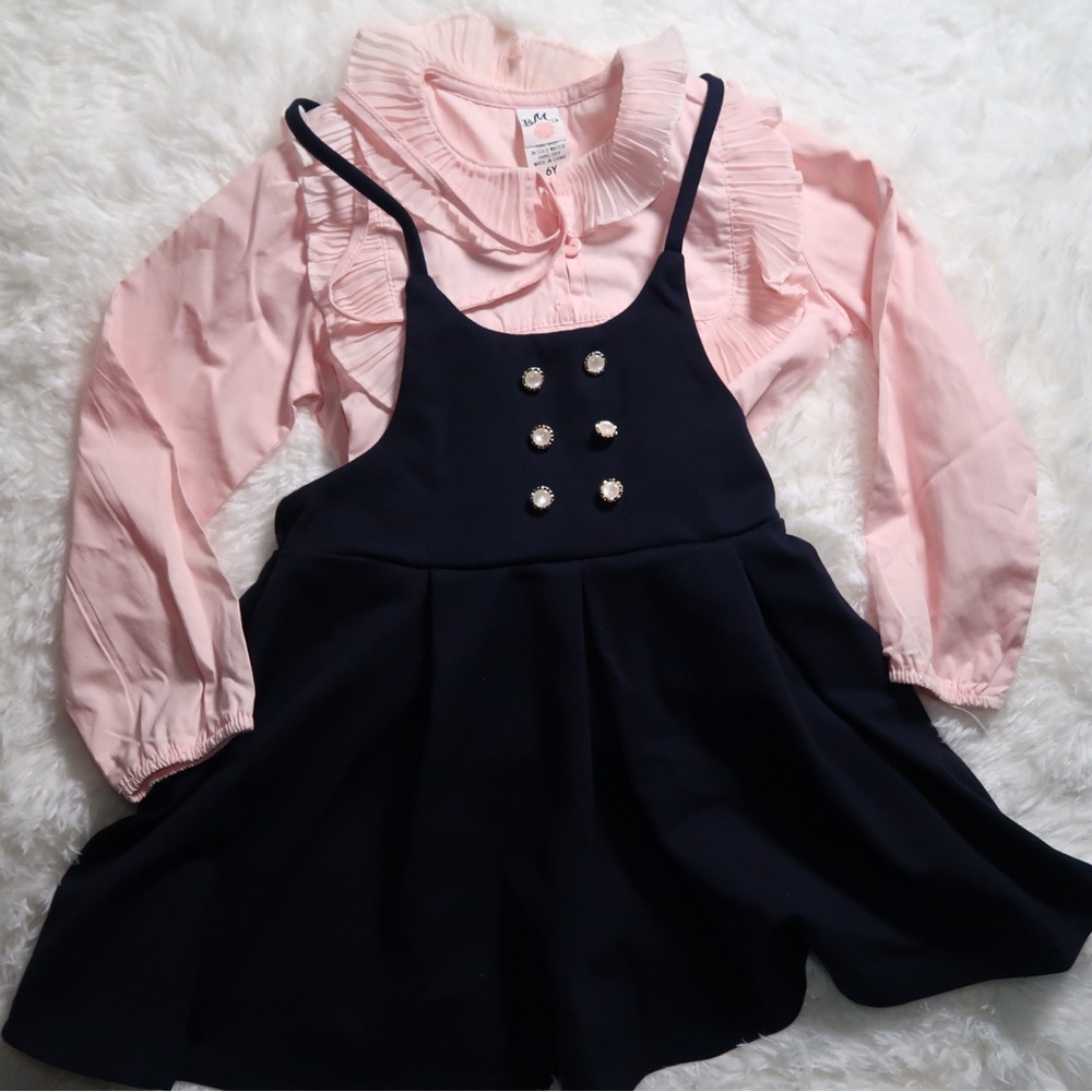 Girls Long sleeve top & Dress SIZE 6